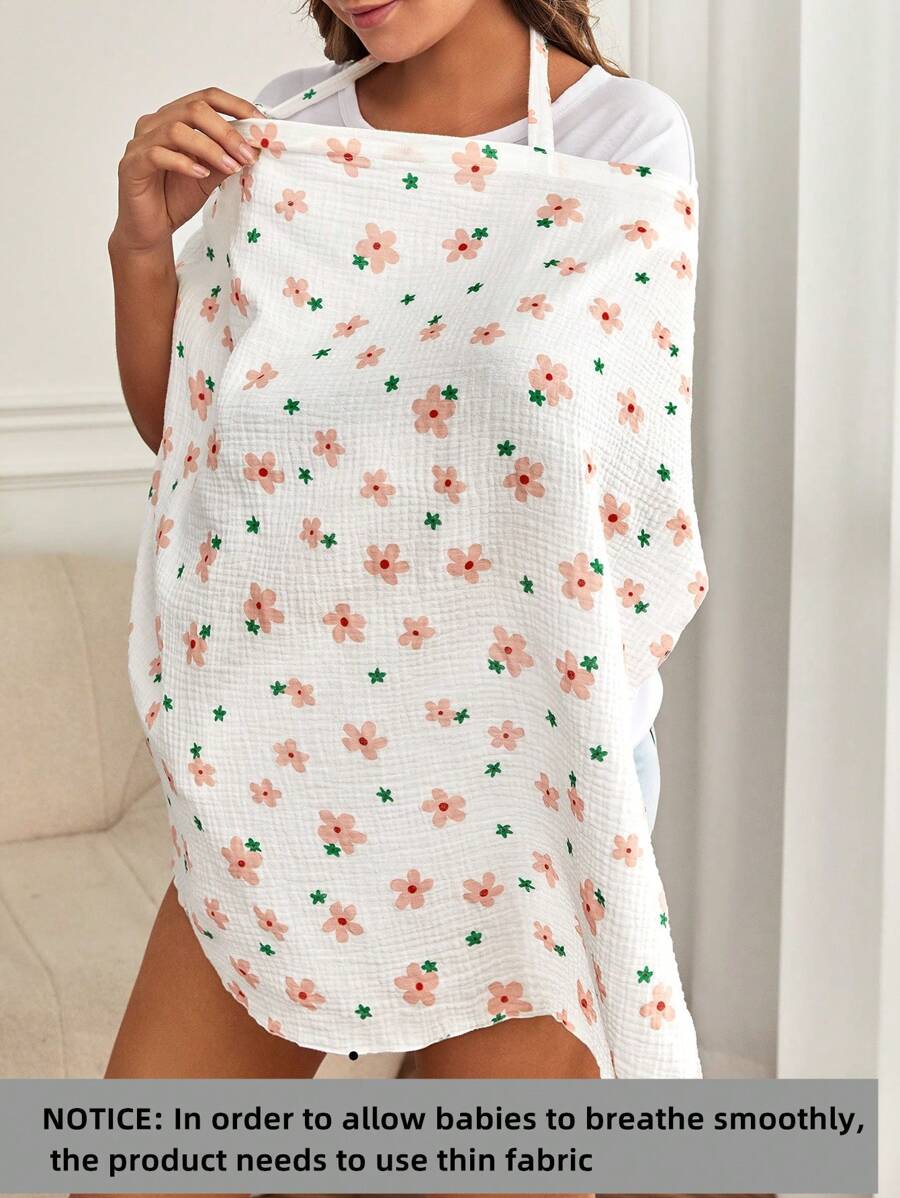 柔软透气印花哺乳罩上衣，适合哺乳期母亲，春夏季 - 彩色 - 查看 1