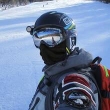 1pc Adjustable Polar Fleece Neck Gaiter, Neck Cover, 3-In-1 Multifunctional Hat , Ideal Choice For Gifts - Black - View 6