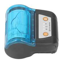 Impresora Portátil de Recibos con Bluetooth, Impresora de Etiquetas de 80mm, Máquina de Impresión Térmica Inalámbrica, Batería Integrada para Viajes, Oficina y Hogar - Negro - Ver 9