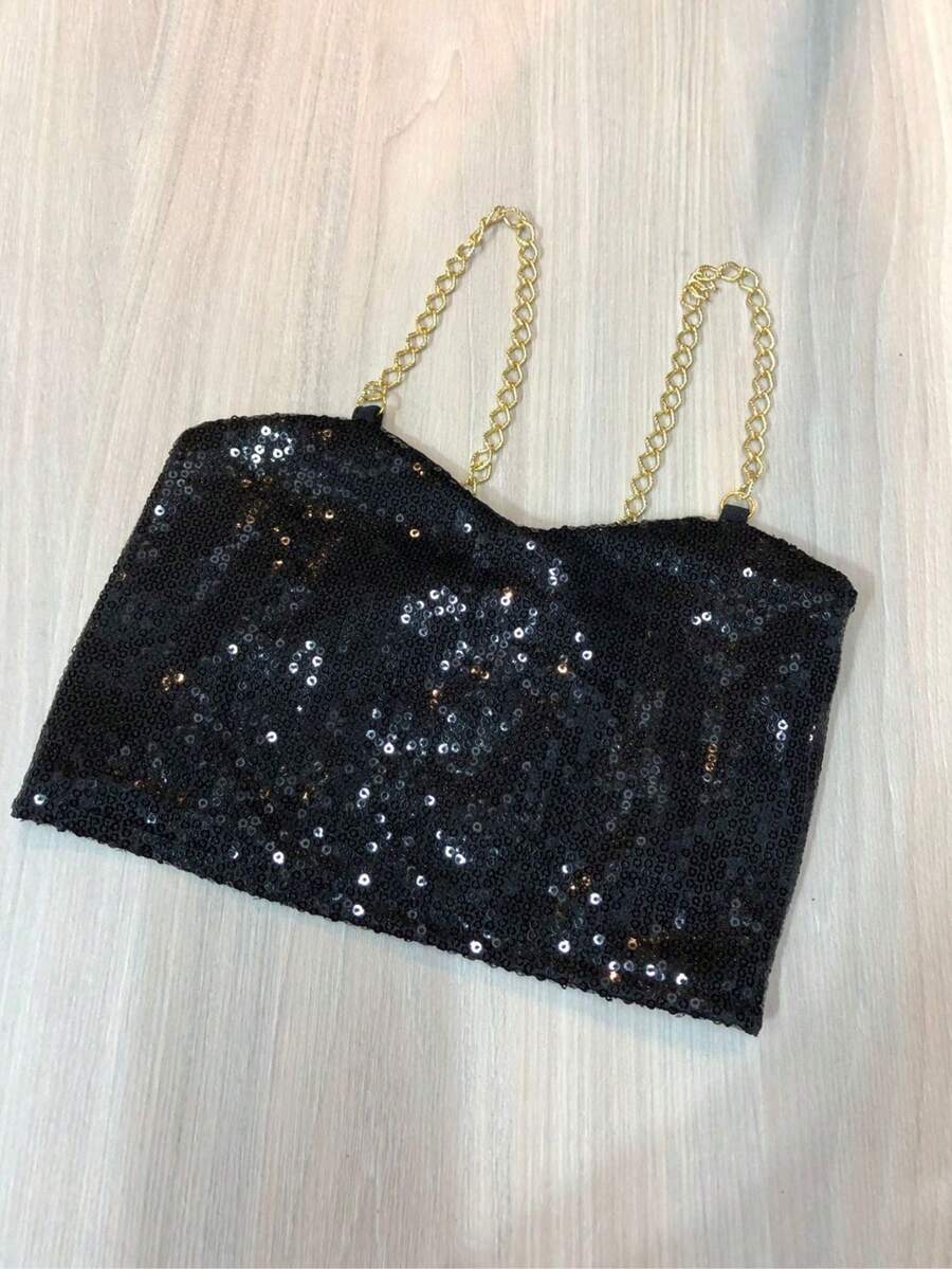 Young Girls Blouses - 黑色 - 查看 1