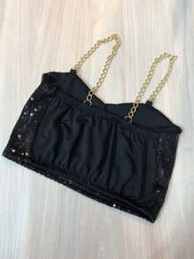 Young Girls Blouses - 黑色 - 查看 2