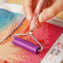 Diamond Painting Tool Roller, Convenient Mini Tool That Can Be Assembled With Diamond Applicator And Small Wheel - Purple - View 3