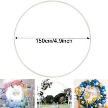 Balloon Arch Kits Column Frame Garland Adjustable Arch Stand Wedding Party Decor - White - View 2