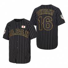 Men's Letter & Number Embroidery Baseball Jersey - Black - View 3