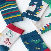 5 双加厚儿童袜子 适合 4 季春夏秋冬 - 长筒婴儿保暖袜 男童女童 - 彩色 - 查看 8