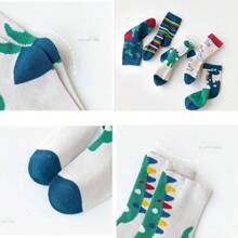 5 双加厚儿童袜子 适合 4 季春夏秋冬 - 长筒婴儿保暖袜 男童女童 - 彩色 - 查看 9