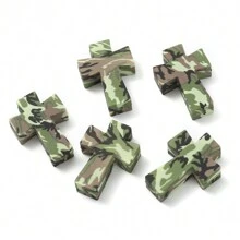 5pcs Silicone Cross Bead Pendants DIY Jewelry Making, Keychain Craft Focal Beads - Silicone Beads - View 15