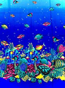 Women Cover Ups - Royal Blue - View 3