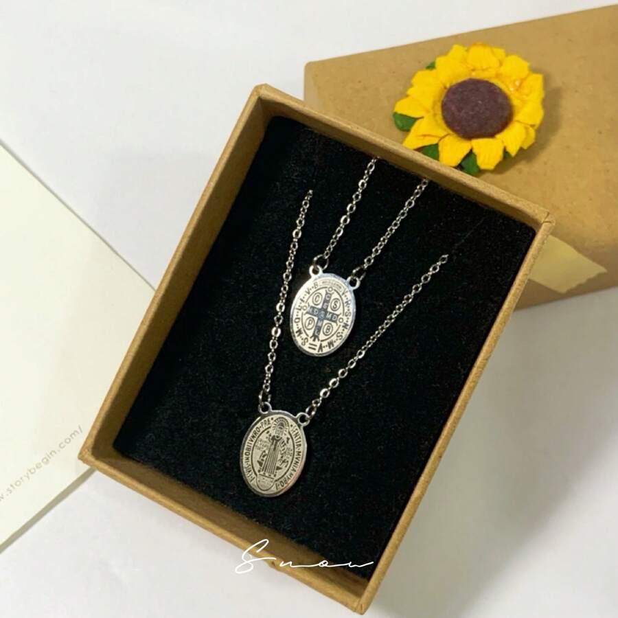 Men's Pendant Necklaces - Bạc - Xem 1