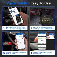 Vgate品牌的iCar Pro OBDII WiFi汽車故障碼讀取器無線4.0兼容iPhone Android汽車診斷工具 - iCar pro - 查看 5