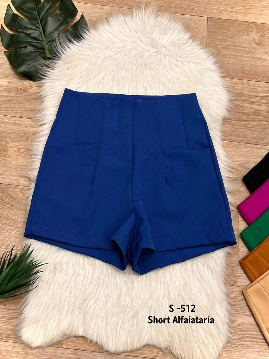 Women Shorts - 藍色 - 查看 1