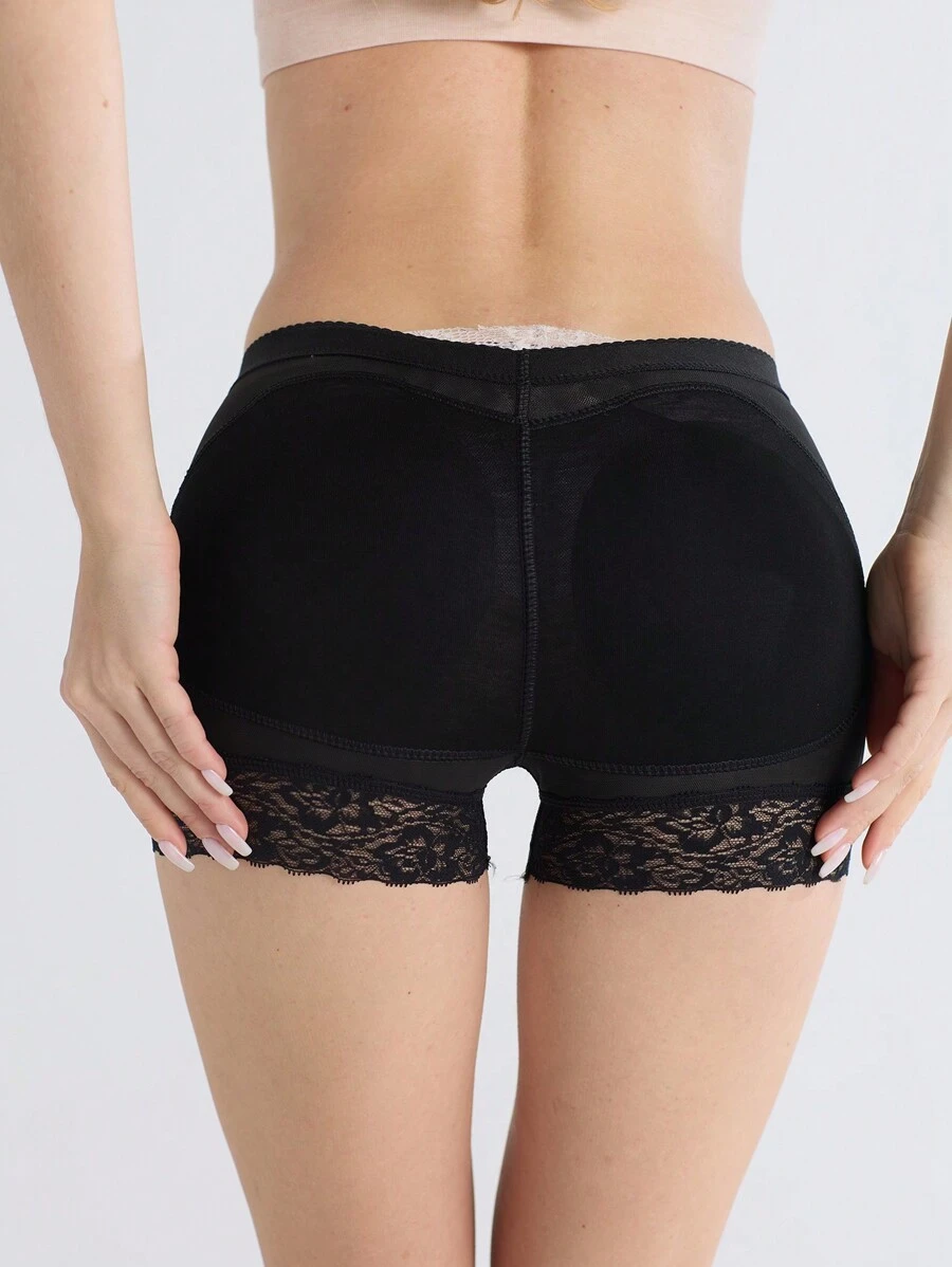 1 Peça Calcinha Acolchoada Levanta Bumbum Feminina Com Controle De Barriga E Design Brief