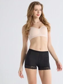 1 Peça Calcinha Acolchoada Levanta Bumbum Feminina Com Controle De Barriga E Design Brief