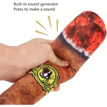 1入組雪茄造型寵物玩具,具逼真手感和耐用材質,可供狗狗咀嚼和磨牙 - 彩色 - 查看 6