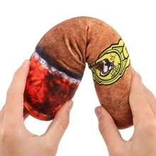 1入組雪茄造型寵物玩具,具逼真手感和耐用材質,可供狗狗咀嚼和磨牙 - 彩色 - 查看 9