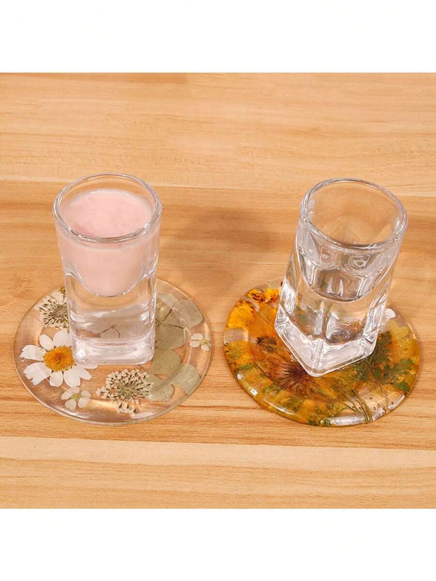 Round Cup Coaster Mold, Resin Round Tray Mold For Cup Coaster, Silicone