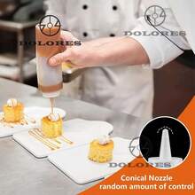 4 Plastic Dispensing Bottles For Sauce, Mayonnaise, Catsup, Mustard For BBQ, Roast Meat, Roast - 彩色 - 查看 5