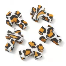 5pcs Silicone Cross Bead Pendants DIY Jewelry Making, Keychain Craft Focal Beads - Silicone Beads - View 13