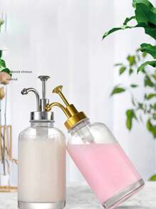 1 Chai đựng xi-rô cà phê Chai thủy tinh Bình đựng xà phòng dạng bóp Chai đựng kem dưỡng da Chai đựng xà phòng rửa tay Bình đựng cà phê Giấy dán nhãn ngẫu nhiên miễn phí Chai đựng giấm dầu ô liu Nhà bếp Phòng tắm Đa năng - Nhiều màu - Xem 6