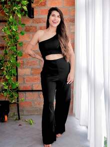Women Jumpsuits - màu đen - Xem 2