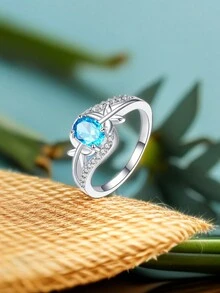 1個時尚精美的方形鋯石戒指,是母親節和情人節禮物的理想之選 - 0111 - 查看 6