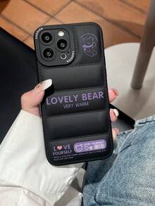 1pc Down Jacket Style Phone Case, Compatible With Apple, Samsung, Xiaomi Redmi Series - Multicolor - View 2