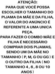 Pijama Mae e Filha Americano Blusa com Gola e Short - Azul Marinho - Visão 4