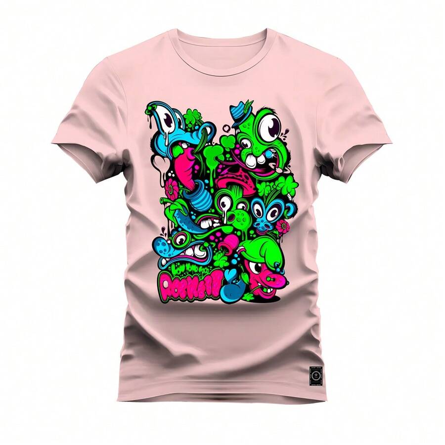 Nexstar Men T-Shirts - 淺粉色 - 查看 1