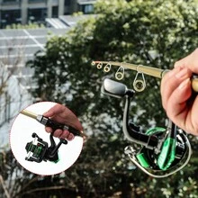 1.8M Fishing Rod And Ree Combo Telescopic Fishing Rod Carbon Fibre Reel Max Drag 18kg Tor Saltwater Rreshwater Beach Fishing - Gold - View 5