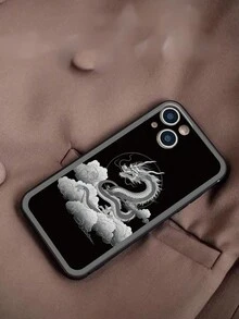 1 Miếng Hoạt hình Rồng Vòng Thiết kế đám mây Bảo vệ Ốp lưng & bao da điện thoại Với Chính xác Cắt ra , 3D In Mẫu Có sẵn iPhone 11/12 , iPhone , Samsung A Và S Loạt , Xiaomi Và Redmi Loạt - Nhiều màu - Xem 3
