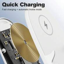1 cái Mini Cái ghế Không dây Nhanh Bộ sạc , Đa chức năng Giá đỡ điện thoại Có thể mang đi , Cung cấp Đối với Tất cả Điện thoại , , Sinh nhật Hoặc Quà tặng ngày lễ - Hồng - Xem 6