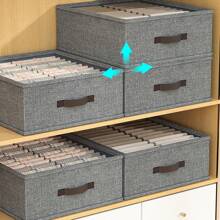 1 hộp đựng quần ngăn kéo 16 ô, ngăn kéo đựng quần áo đựng đồ lót, áo ngực, tất, đồ dùng tiết kiệm không gian gia đình cho tủ quần áo, tủ quần áo, phòng ngủ, nhà, đồ trang trí ký túc xá, đồ trang trí lễ hội, đồ trang trí phòng, đồ trang trí nhà, đồ trang trí phòng ngủ, quần váy, đồ trang trí, đồ lưu trữ tại nhà, áo phông trắng nữ, quần đen nữ, quần áo mùa đông cho nữ, váy, - Xám - Xem 3