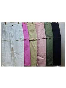 Falda estilo Cargo Coquette y abertura frontal - Rosa Fucsia - Ver 1