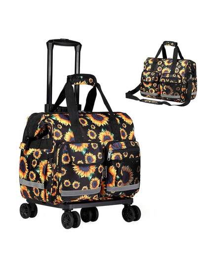 2 In 1 Rolling Nursing Bag With 15.6