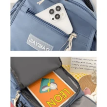 Women Functional Backpacks - 藍色 - 查看 9