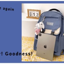 Women Functional Backpacks - 藍色 - 查看 6