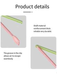 5 件 + 储物盒郁金香形食品袋夹，零食袋密封夹，用于防潮和保鲜密封最佳礼物