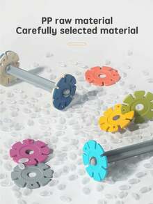 一組200塊帶桿雪花積木,diy健腦益智玩具,適合3-6歲兒童 - 彩色 - 查看 7