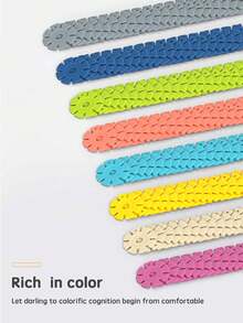 一組200塊帶桿雪花積木,diy健腦益智玩具,適合3-6歲兒童 - 彩色 - 查看 5