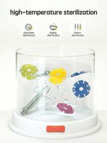 一組200塊帶桿雪花積木,diy健腦益智玩具,適合3-6歲兒童 - 彩色 - 查看 6