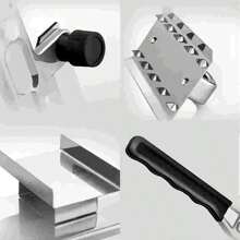 One Sheep Meat Slicer For Home And Commercial Use, Can Be Used For Mutton Roll, Frozen Meat, Fatty Beef, Manually Operated Meat Shaver - Silver - View 3