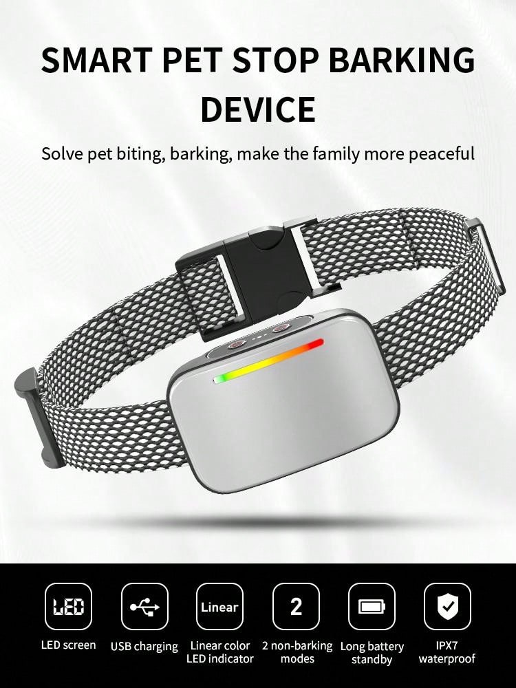 Dog Bark Collar For Large Medium Small Dogs Automatic Anti Barking