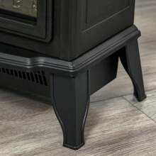 HOMCOM Chimenea Eléctrica Portátil 1000/2000W con Llama Simulada Termostato Ajustable y Protección Sobrecalentamiento para Salas de hasta 25 m² 36,5x24x45,5 cm - Negro - Ver 10