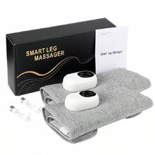 1 對腿部循環按摩器、運動員無線小腿足部按摩器、腿部空氣壓縮腿部按摩器