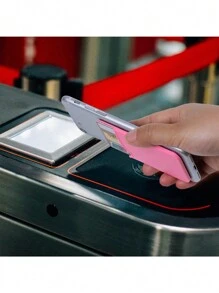 1 billetera para teléfono con adhesivo de silicona para la parte posterior del teléfono, 1/2 bolsillo, fundas para tarjetas adhesivas para teléfono celular, billetera adhesiva de silicona para teléfono, billetera adhesiva para teléfono, funda para teléfono, bolsillo para teléfono, para la mayoría de los teléfonos, funda para tarjeta con ventosa para teléfono, tarjetero, billetera, tarjetero de negocios, tarjetero de crédito, tarjetero para mujer, para mujer, para hombre, billetera para tarjetas, billetera Magsafe - Multicolor - Ver 4