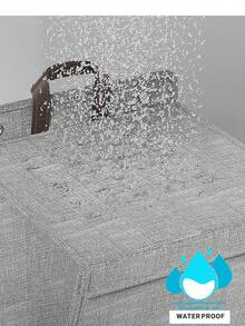 1入掛壁式洗衣籃,髒衣物儲物籃,家用折疊式洗衣籃,適用於浴室,臥室,客廳,家庭整理 - 灰色 - 查看 9