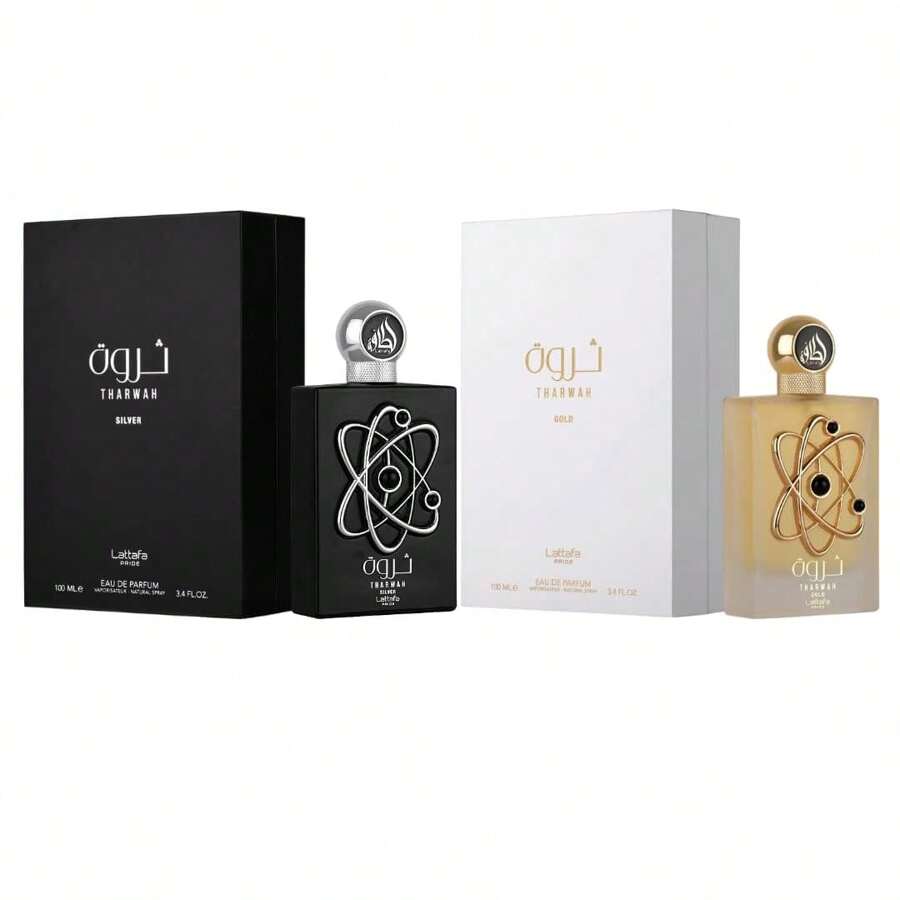 Tharwah Gold & Silver EDP-100ml | By Lattafa Perfumes | SHEIN USA