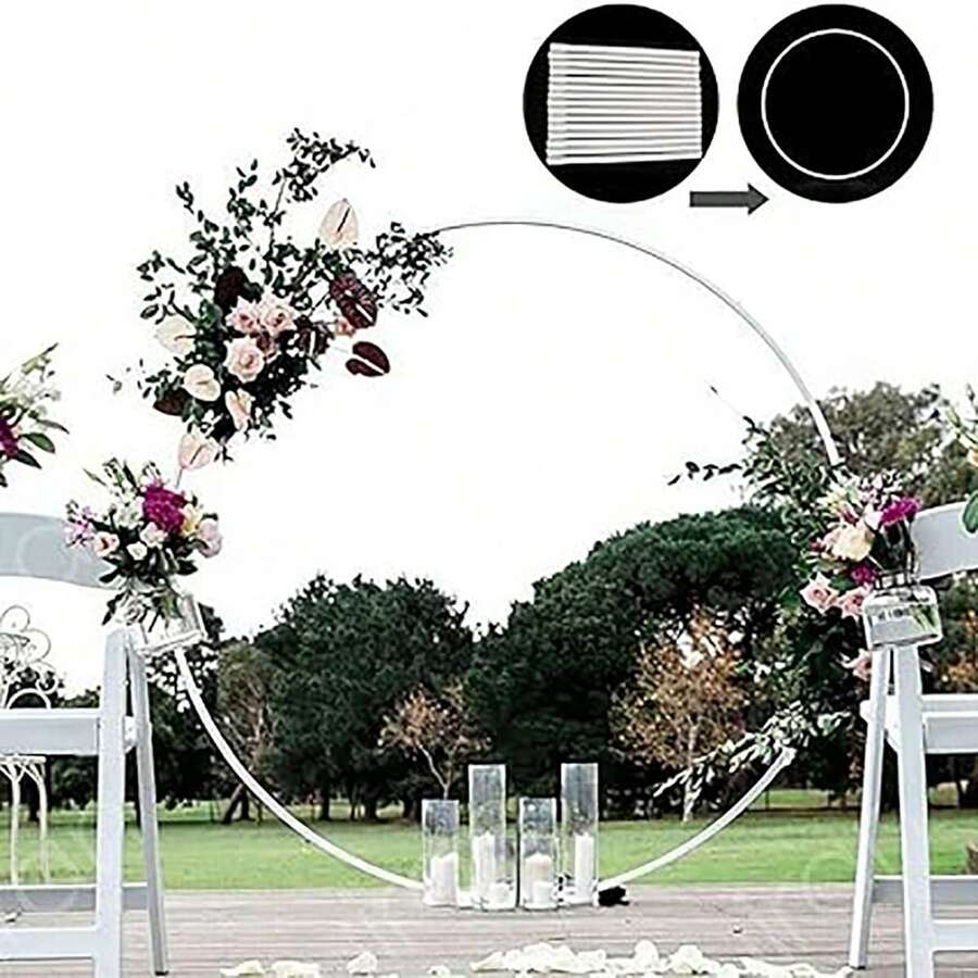 Balloon Arch Kits Column Frame Garland Adjustable Arch Stand Wedding Party Decor - White - View 1