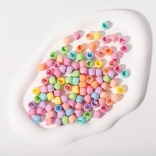 100入組隨機混色可愛女生發夾、彈性髮圈、髮箍、頭帶,適用於海灘派對、旅行、節日、攝影、日常生活 - 彩色 - 查看 1