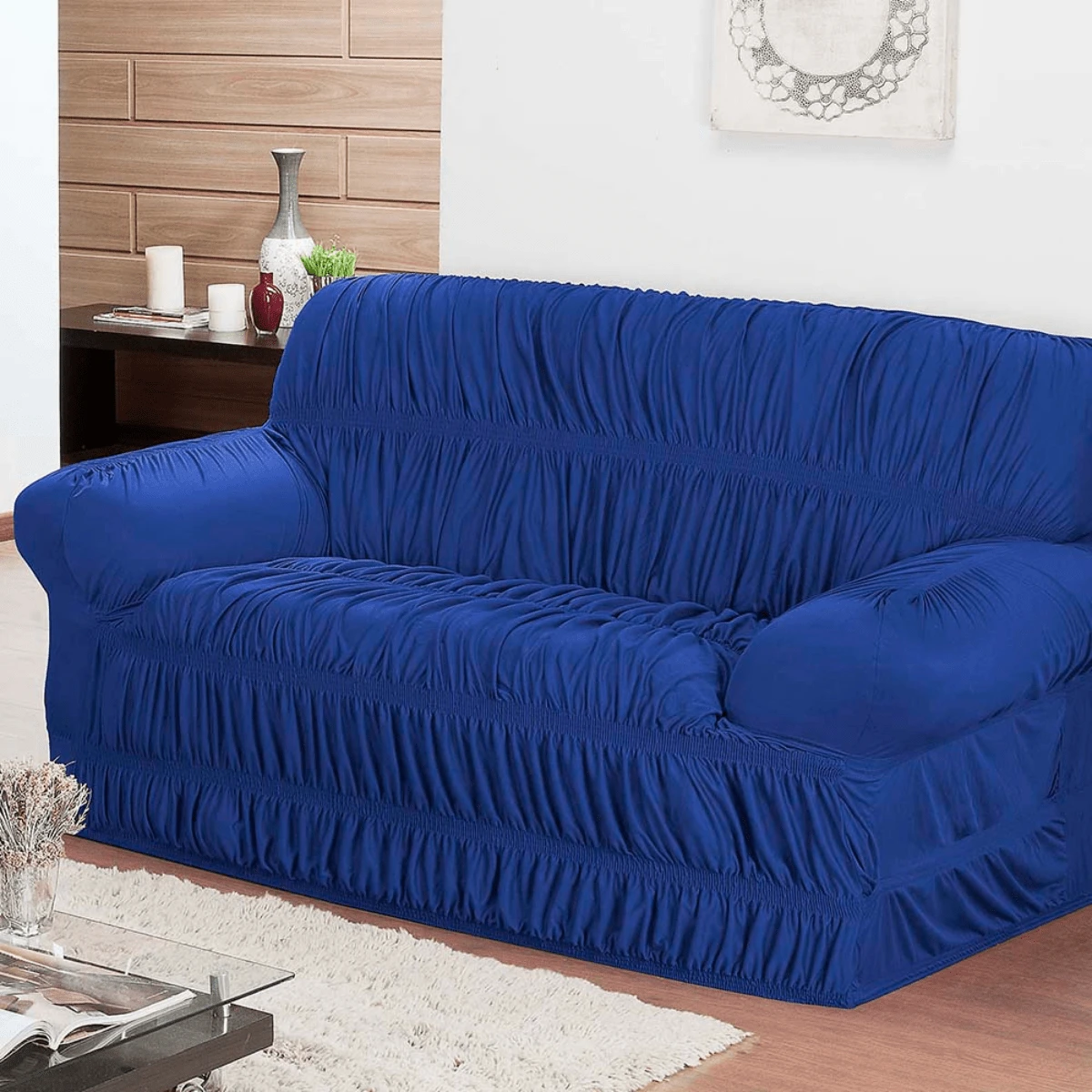 Sofa Covers - Royal Blue - View 1